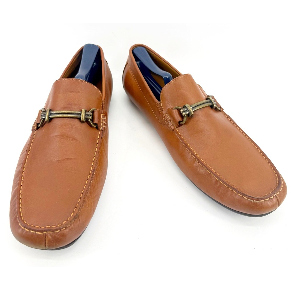 Florsheim Imperial Dubino Moc Bit Driving Loafer Mens 10.5M Brown Leather Preppy